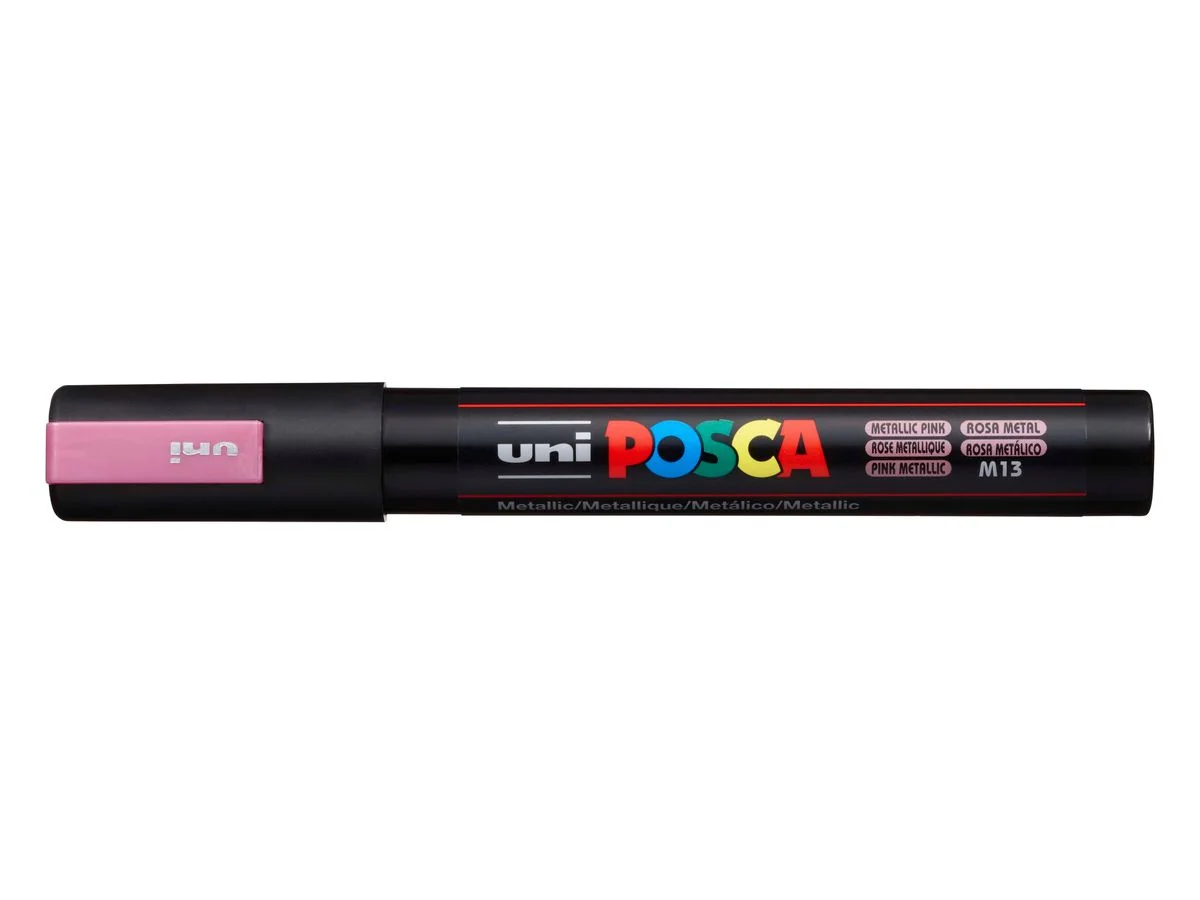 POSCA Pigmentmarker PC-5M, rosa metallic (EAN: 4902778113585)