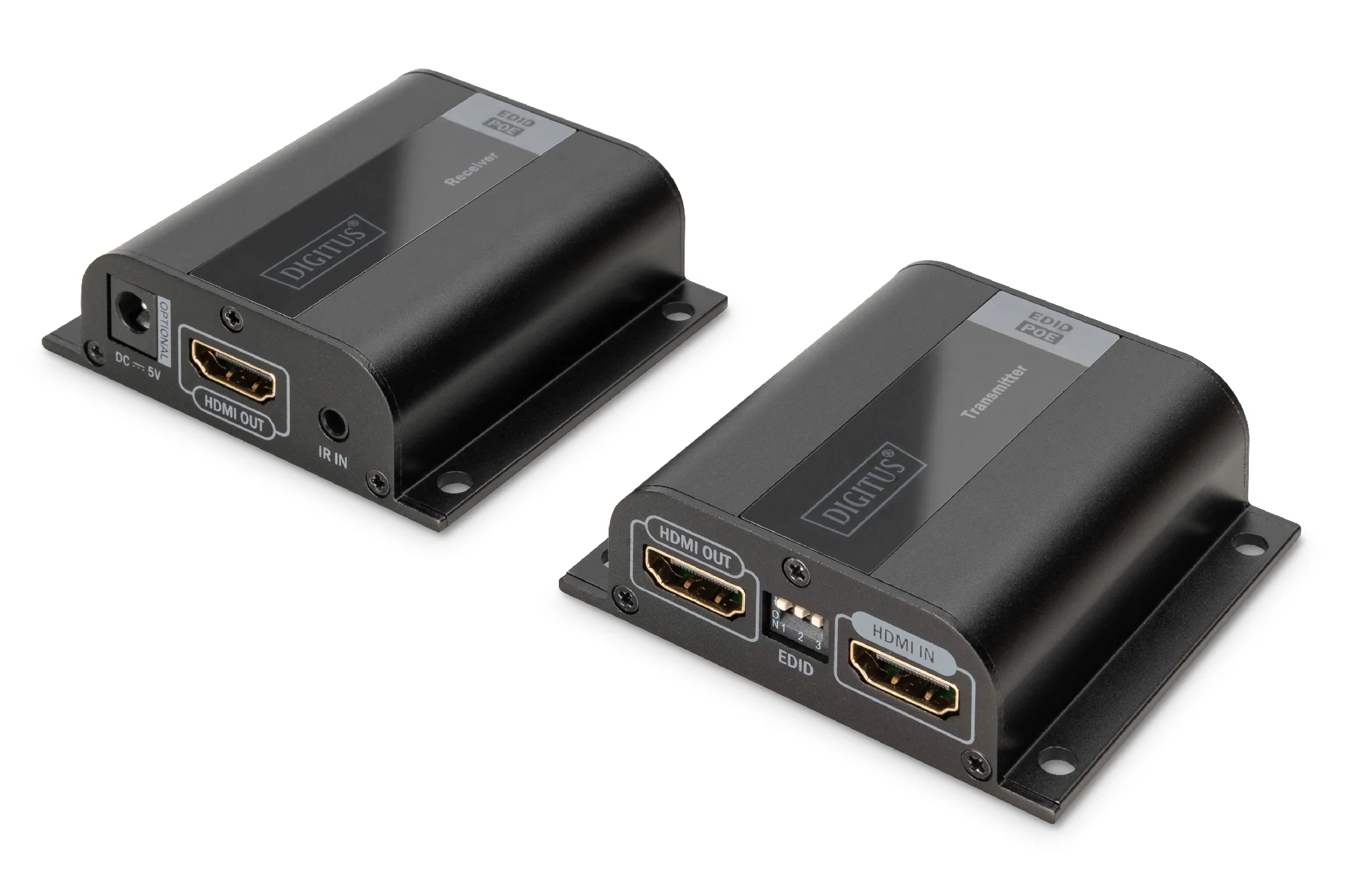 DIGITUS HDMI Video Extender Set, Lokal + Remote, 50 m, schwarz (EAN: 4016032439929)