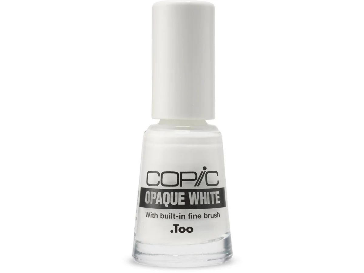 COPIC Opaque White, Flacon inkl. Pinsel, Inhalt: 6 ml (EAN: 4511338055212)