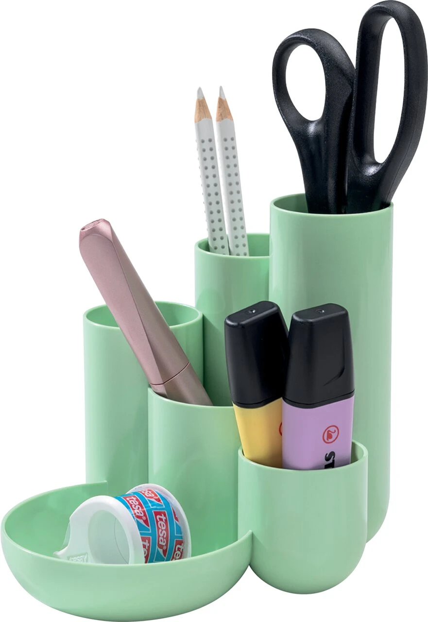 HAN Multiköcher CAMPUS, 6 Fächer, Polystyrol, pastellgrün (EAN: 4012473120846)