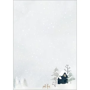 sigel Weihnachts-Motiv-Papier "Cozy Christmas Watercolor" (EAN: 4004360778322)