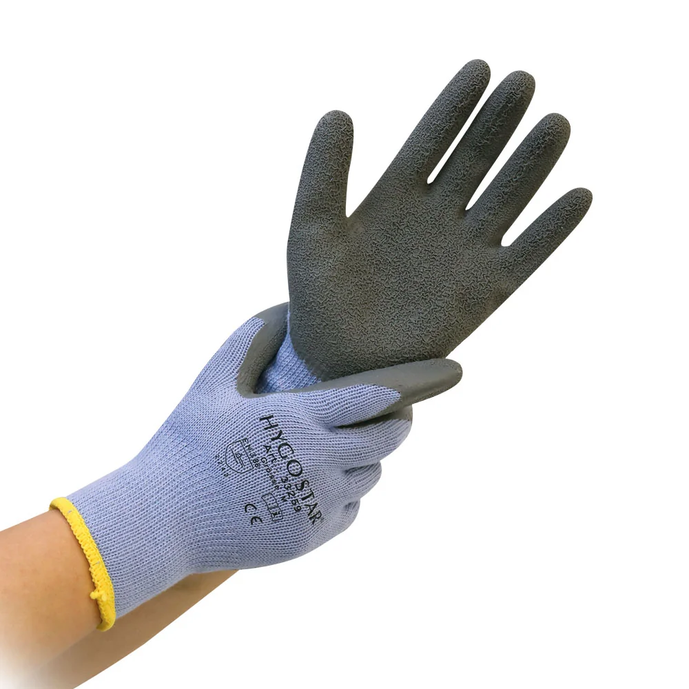 HYGOSTAR Kälteschutz-Handschuh Thermo Grip, L, lila/grau (EAN: 4015544332490)