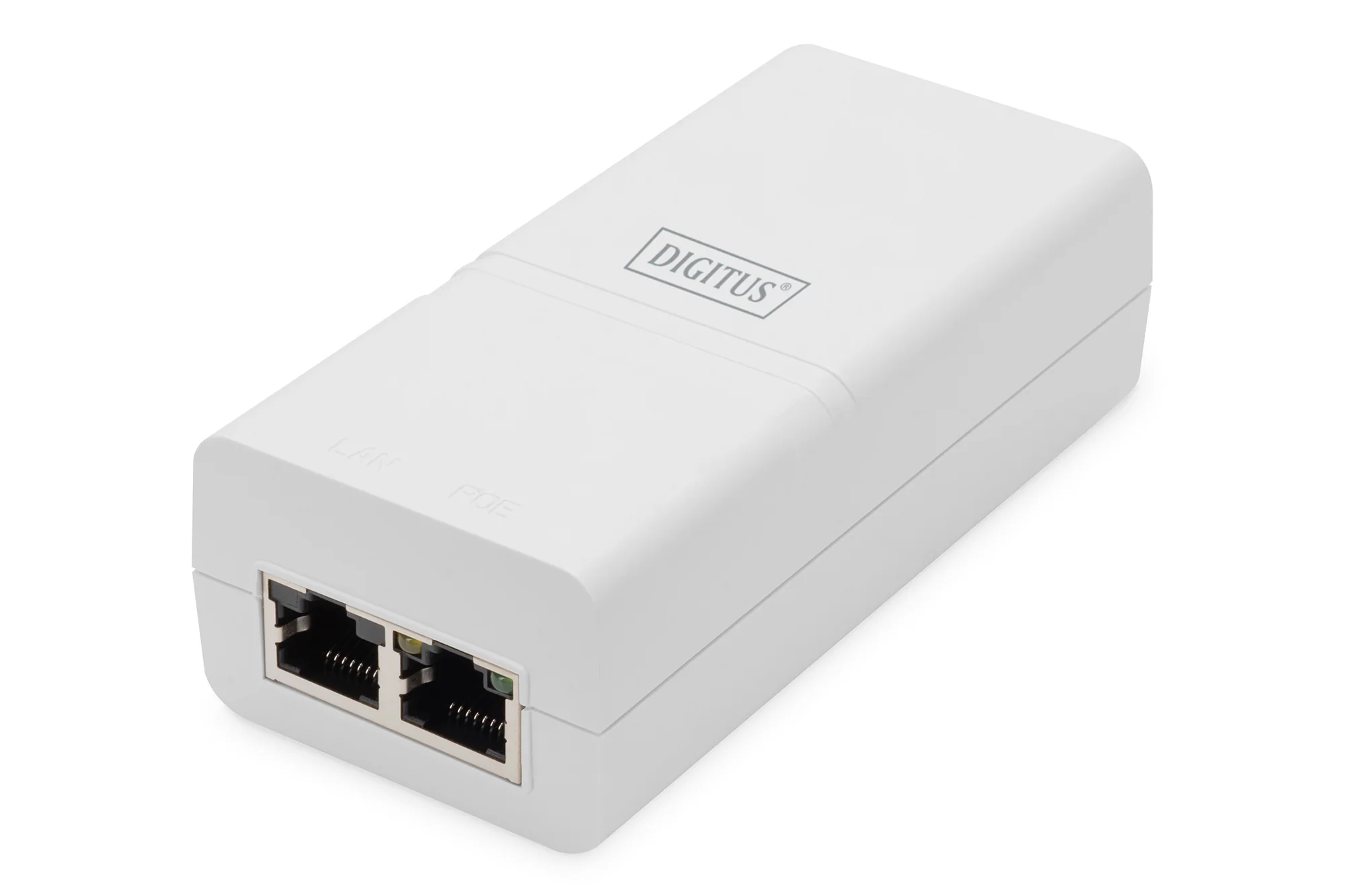 DIGITUS Gigabit Ethernet PoE+ Injektor 802.3at, 100 m (EAN: 4016032485834)