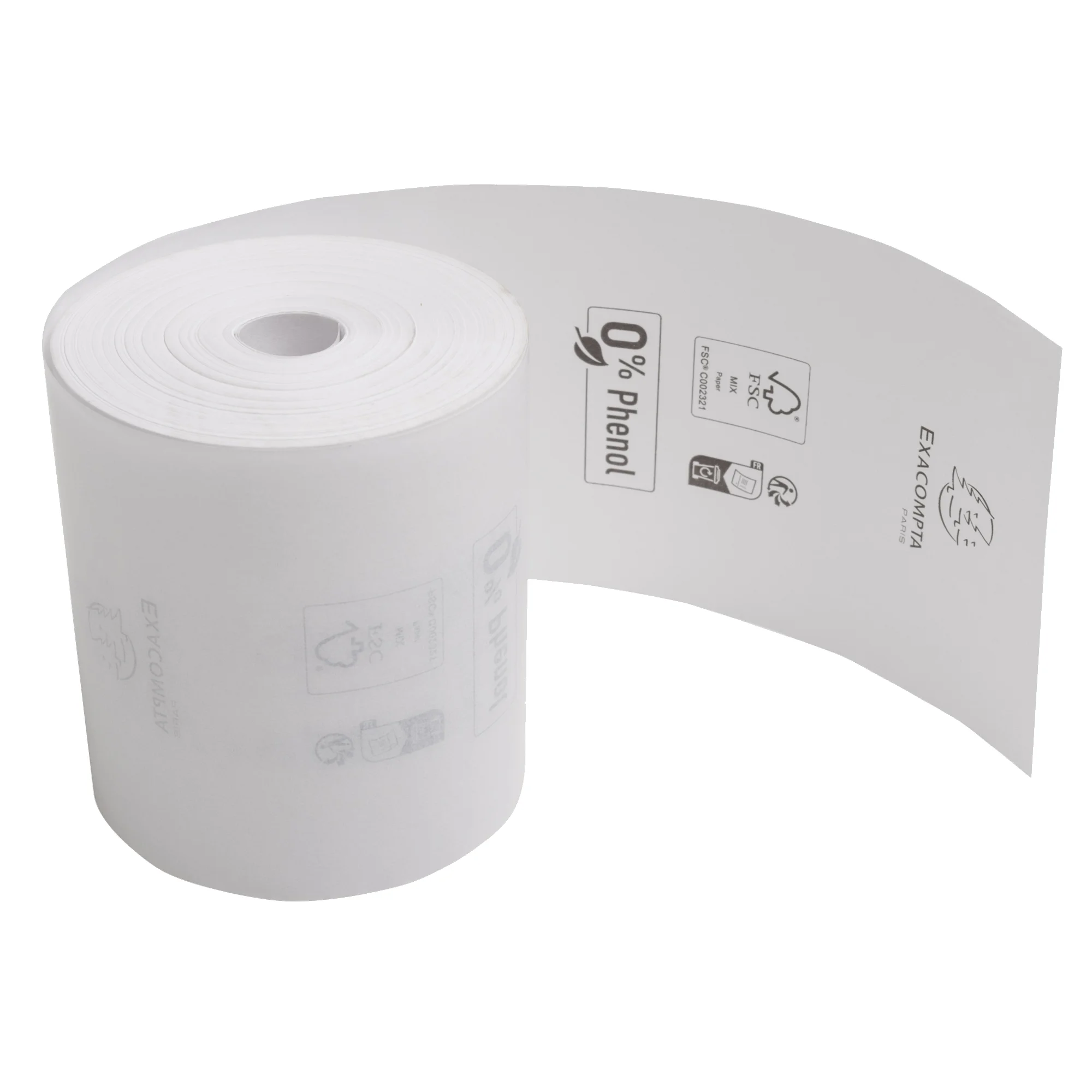 EXACOMPTA Thermorollen für Kassensysteme, 80 mm x 76 m (EAN: 3130631407682)