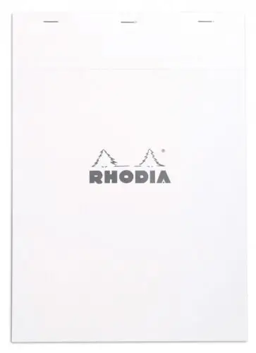 RHODIA Notizblock No. 18, DIN A4, kariert, weiß (EAN: 3037920182018)