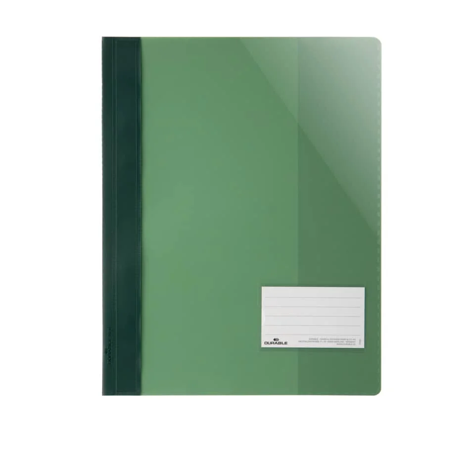 DURABLE Schnellhefter Überbreit, A4+, PVC, grün (EAN: 4005546993508)
