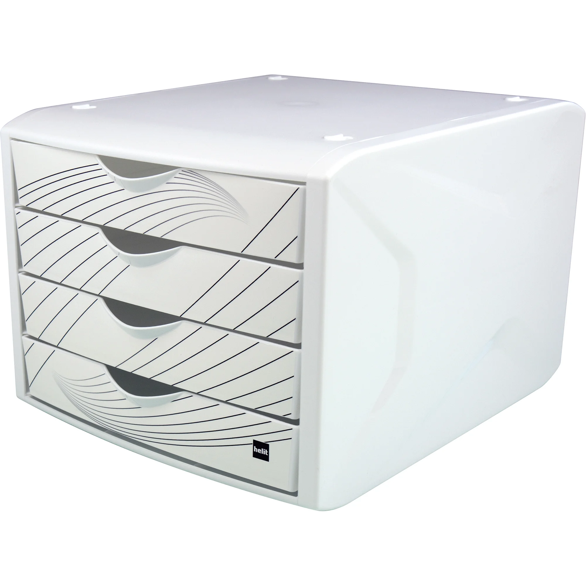 helit Schubladenbox "the chameleon", Dekor white queen (EAN: 4012086015195)