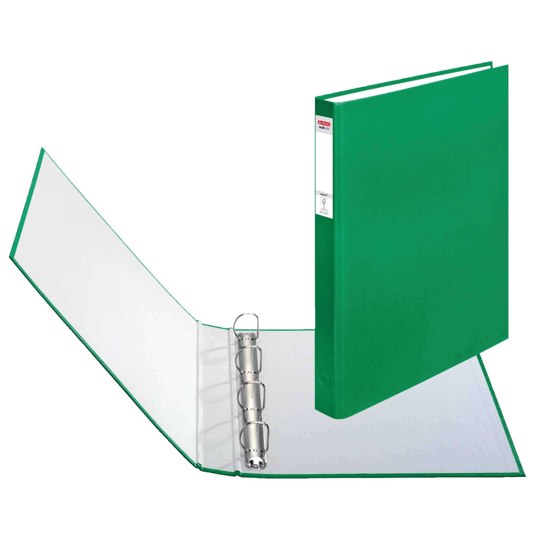 herlitz Ringbuch maX.file protect, A4, 4-Ring-Mechanik, grün (EAN: 4008115304057)