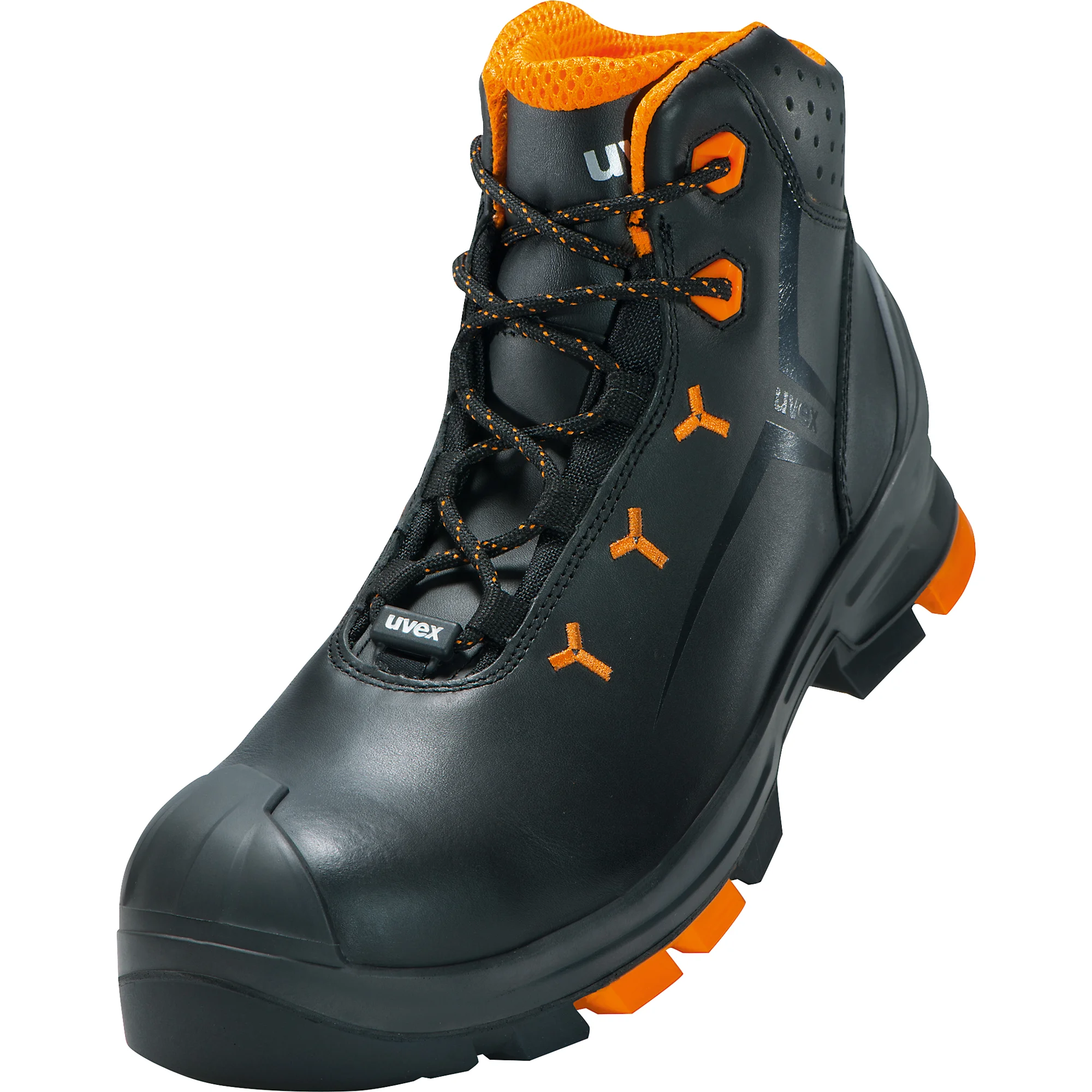 uvex 2 Schnürstiefel S3 SRC, Gr. 41, schwarz/orange (EAN: 4031101609720)