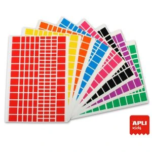 APLI kids Sticker "Rechteck", auf Bogen,Großverpackung (EAN: 3270241192728)