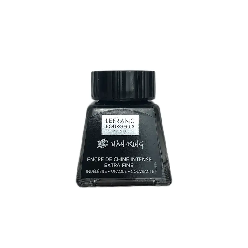 LEFRANC BOURGEOIS Tinte Nan-King, schwarz, im Glas, 14 ml (EAN: 3013643013211)