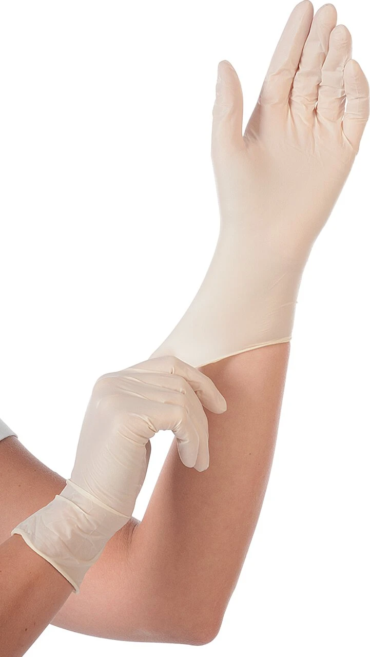 HYGOSTAR Latex-Handschuh "GRIP", S, weiß, puderfrei (EAN: 4015544267938)