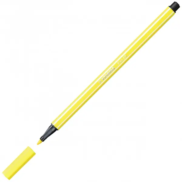 STABILO Fasermaler Pen 68, zitronengelb (EAN: 4006381333160)