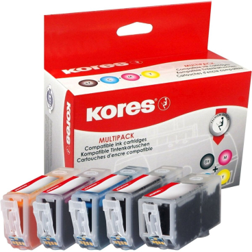 Kores Multi-Pack Tinte G1508KIT ersetzt Canon PGI-520BK/ (EAN: 4045257150890)