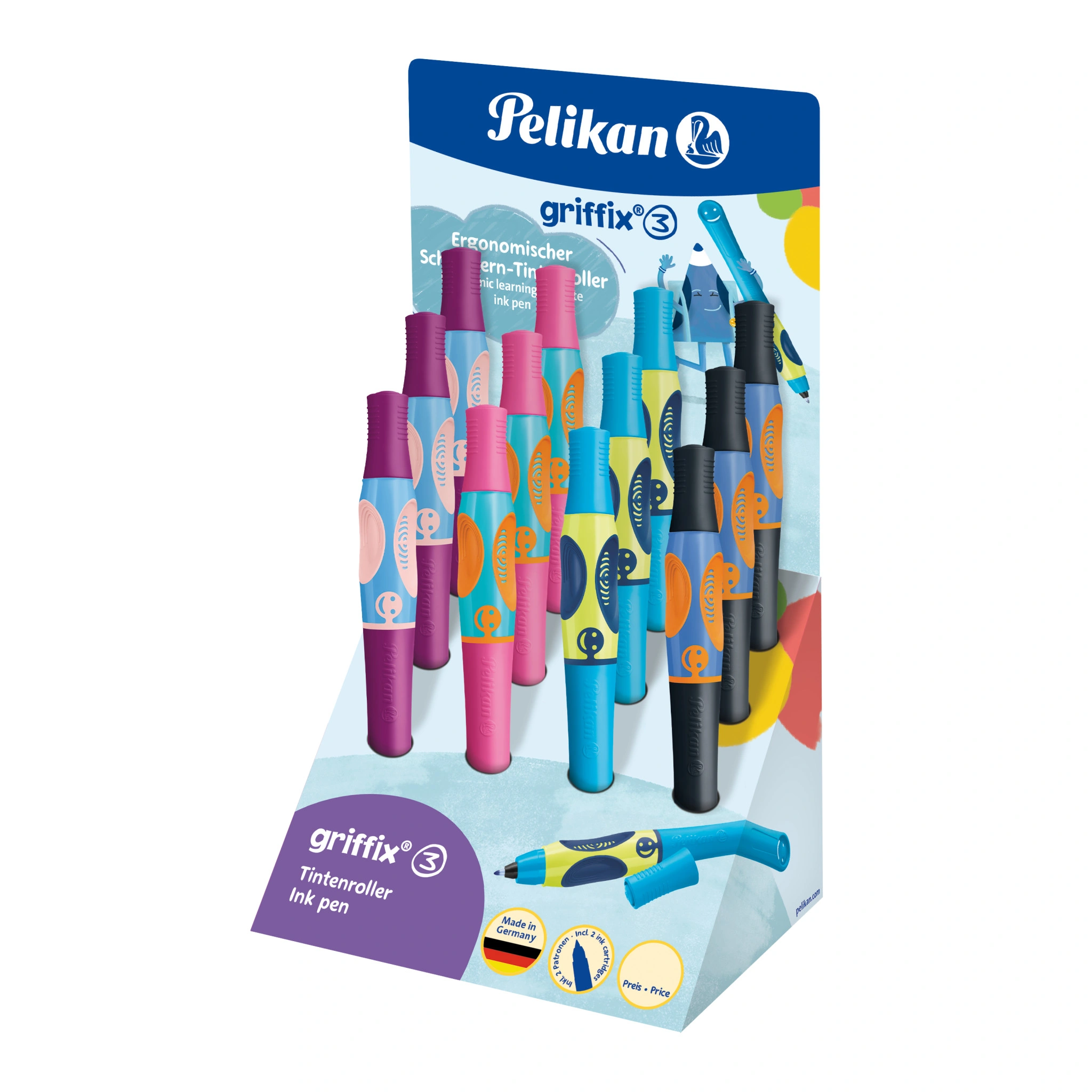 Pelikan griffix Tintenschreiber, Thekendisplay (EAN: 4012700605368)