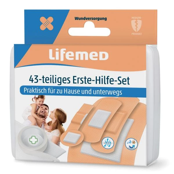 Lifemed Erste-Hilfe-Pflaster-Set, 43-teilig (EAN: 4251594201595)