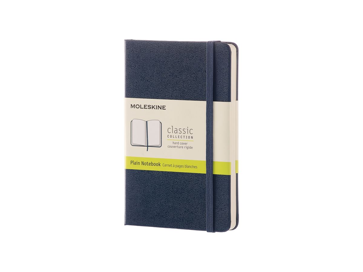 MOLESKINE Notizbuch, P/A6, blanko, Hardcover, blau (EAN: 8051272893649)