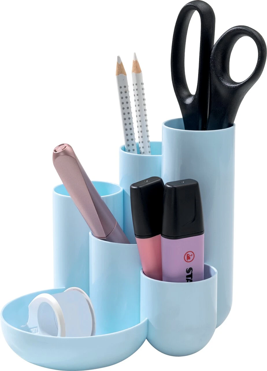 HAN Multiköcher CAMPUS, 6 Fächer, Polystyrol, pastellblau (EAN: 4012473120877)