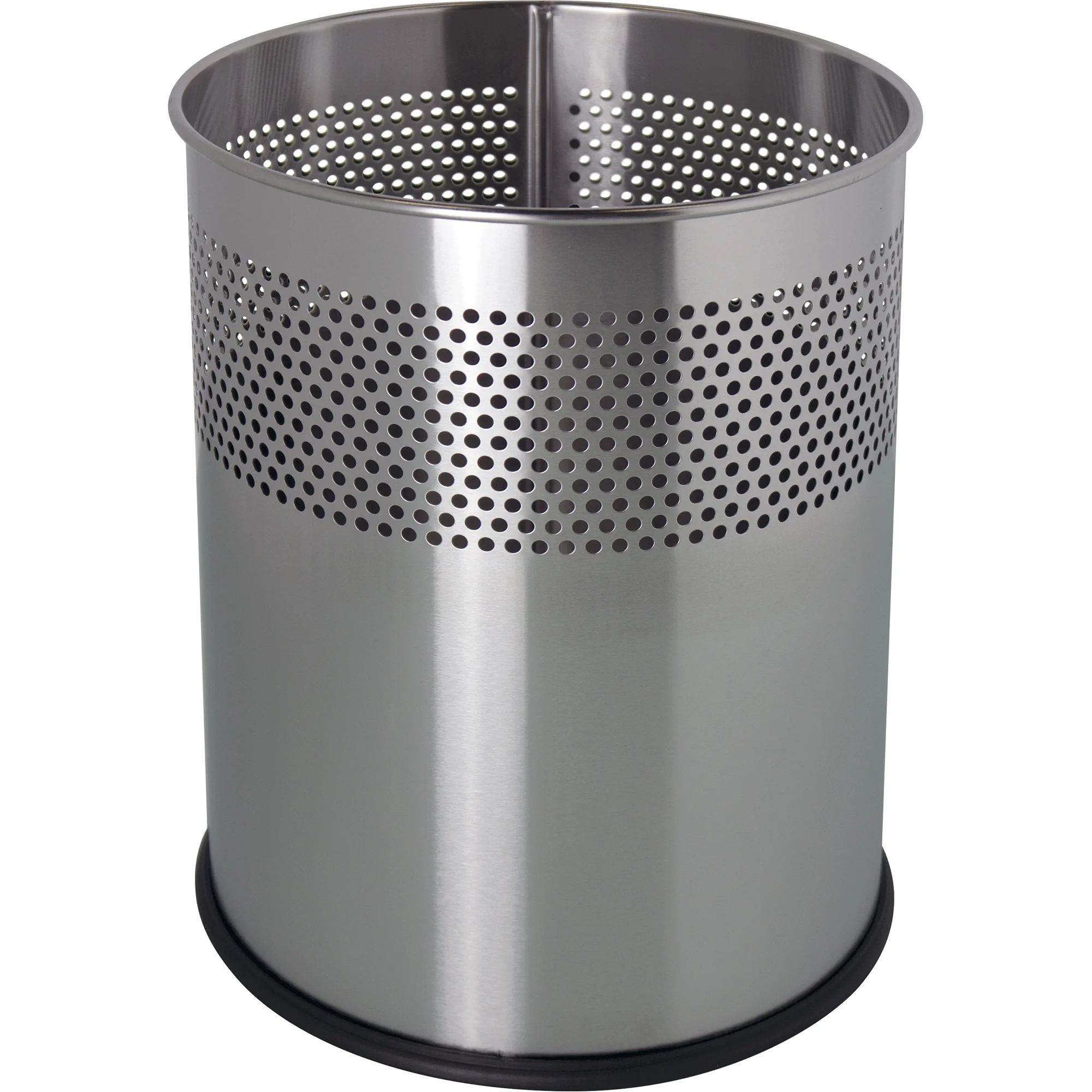 helit Edelstahl-Papierkorb "the dot", 15 Liter, silber (EAN: 4012086079630)