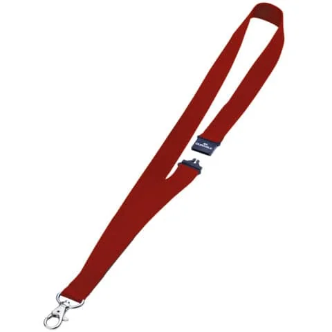 DURABLE Textilband 20, mit Sicherheitsverschluß, rot (EAN: 4005546800103)
