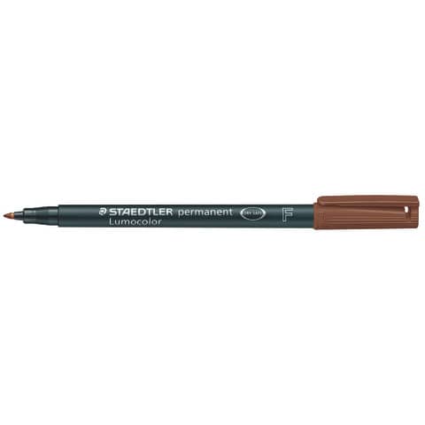 STAEDTLER Lumocolor Permanent-Marker 318F, braun (EAN: 4007817332436)