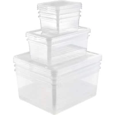 keeeper Aufbewahrungsboxen-Set "bea", 8-teilig, PP, transparent (EAN: 4052396015409)