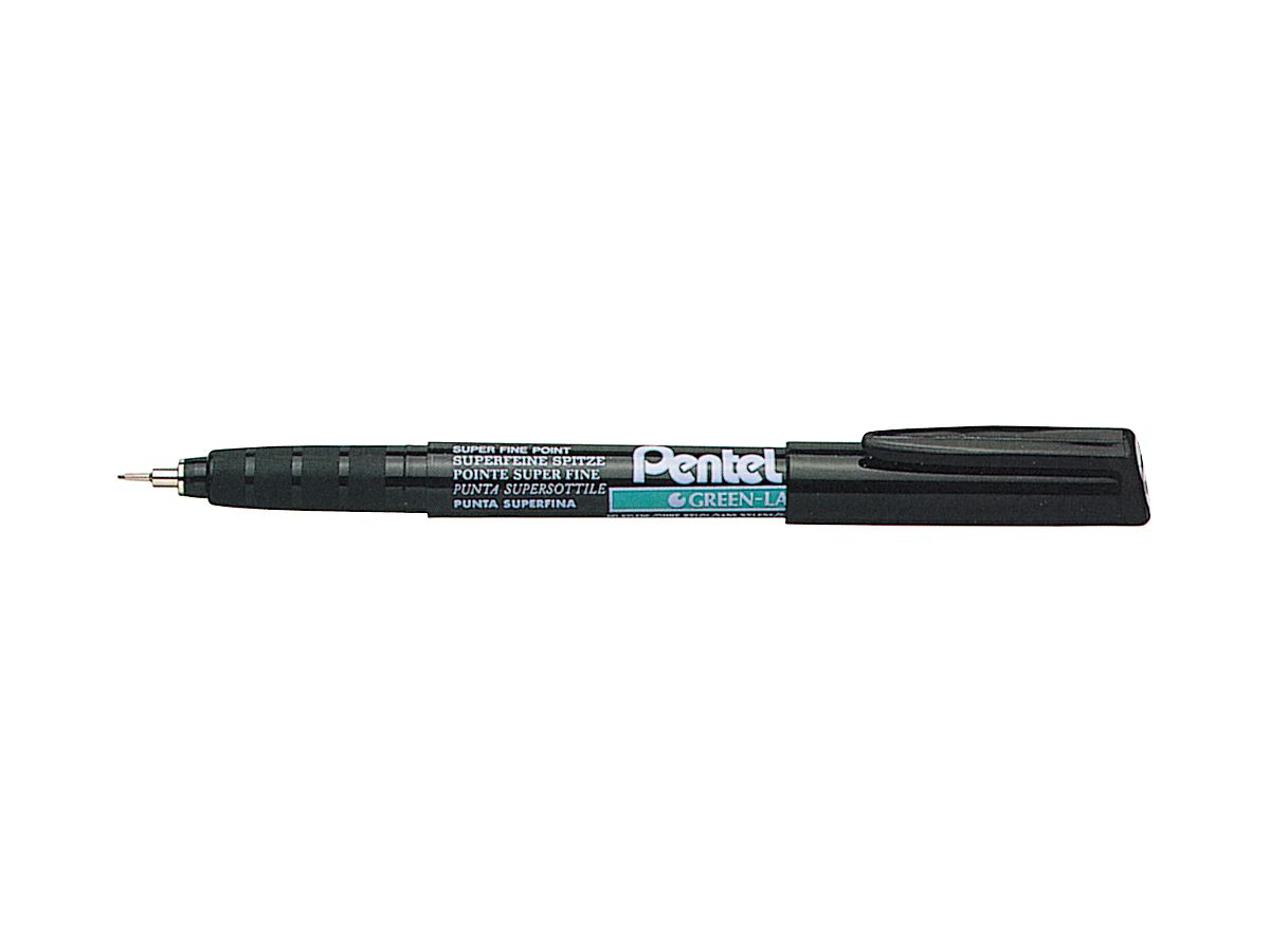 Pentel Permanent-Marker GREEN-LABEL NMF50, schwarz (EAN: 3474370350015)