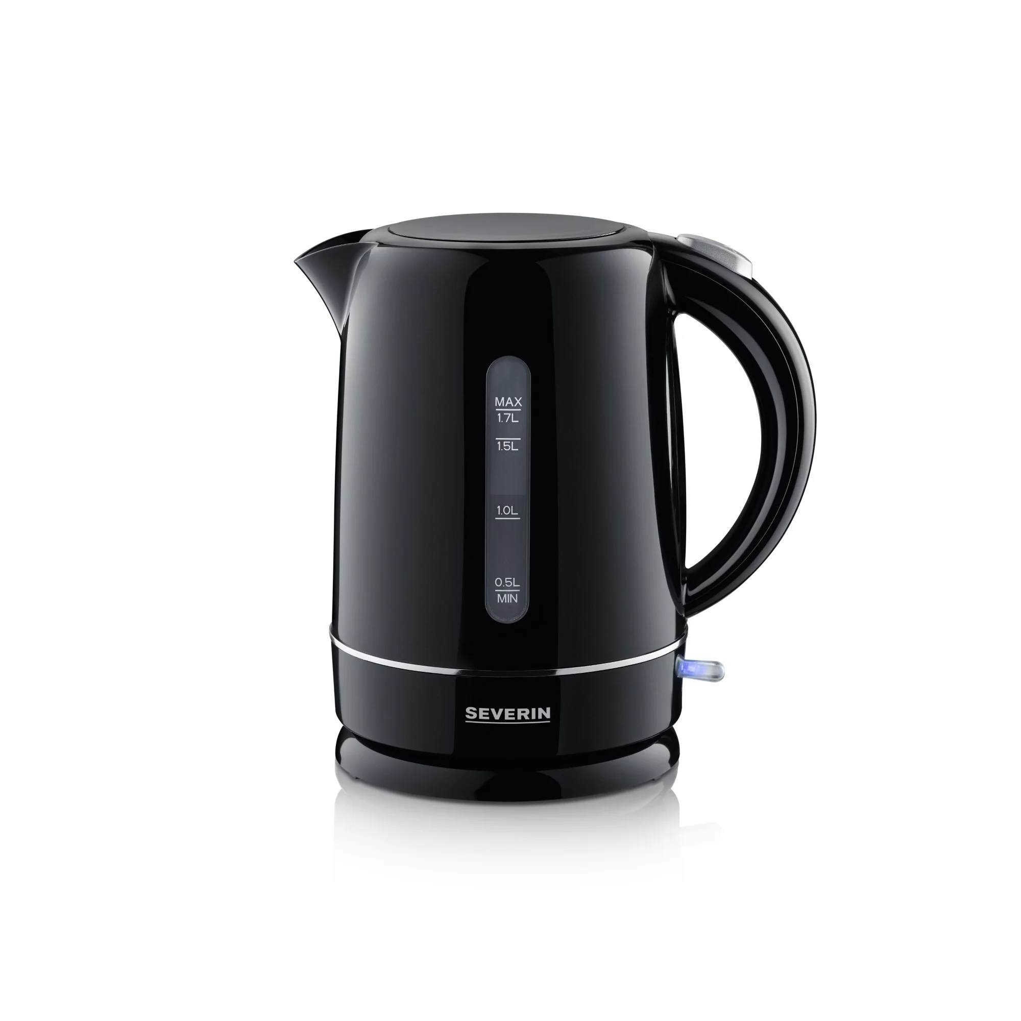 SEVERIN Wasserkocher WK 4322, 1,7 Liter, schwarz (EAN: 4008146042539)