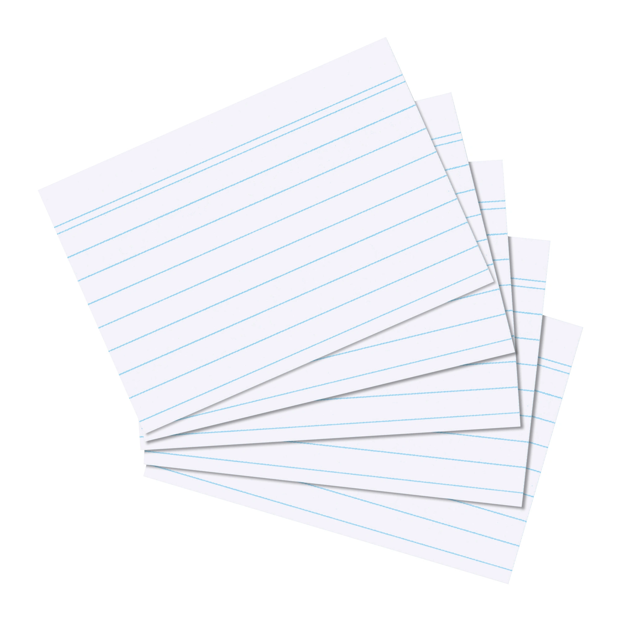 herlitz Karteikarten, DIN A6, liniert, weiß (EAN: 4008111150603)
