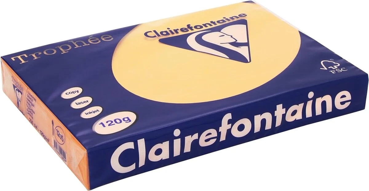 Clairefontaine Multifunktionspapier Trophée, A4, mandarine (EAN: 3329680120509)