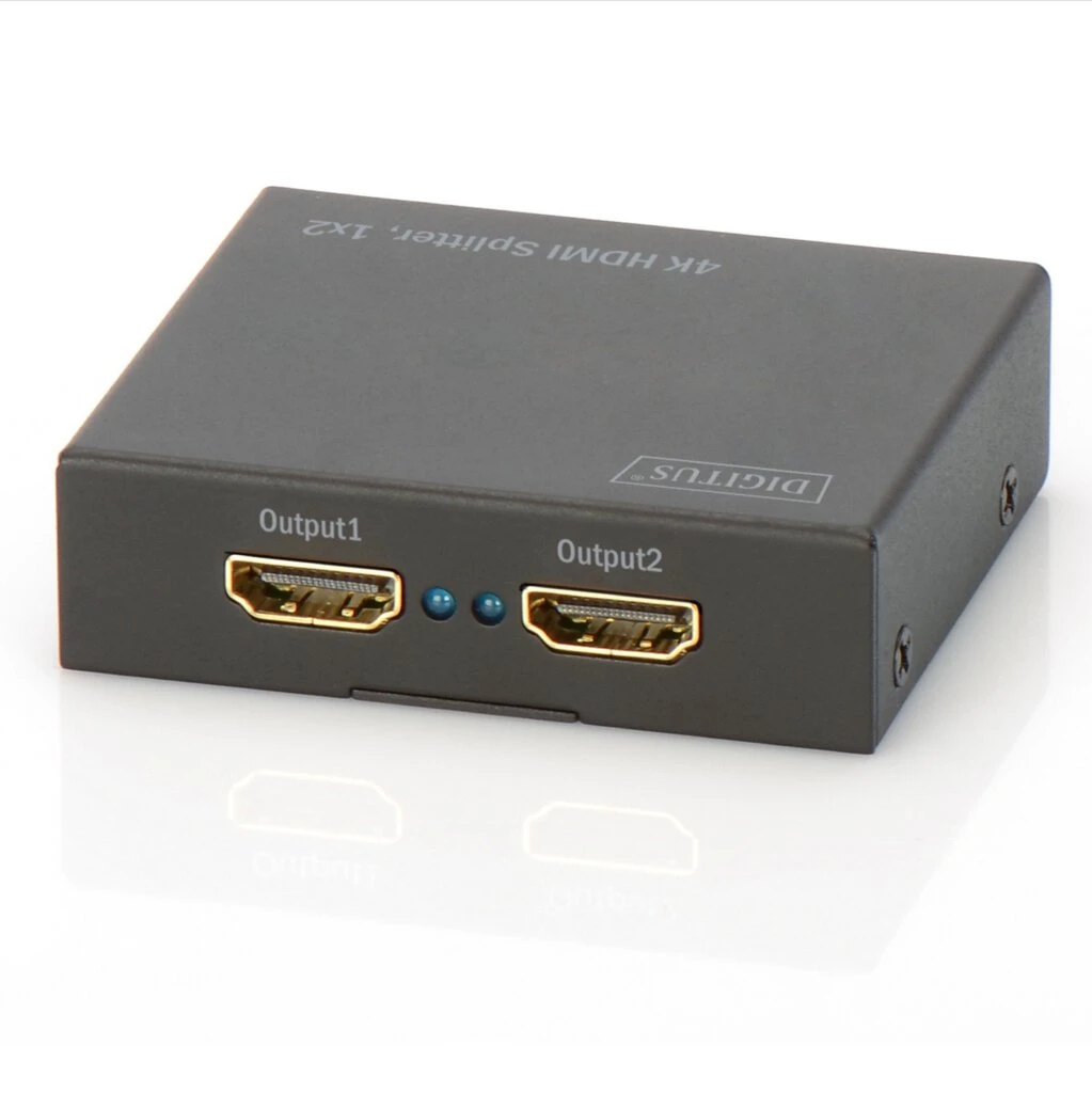 DIGITUS 4K HDMI Splitter, 2-fach, schwarz (EAN: 4016032366225)