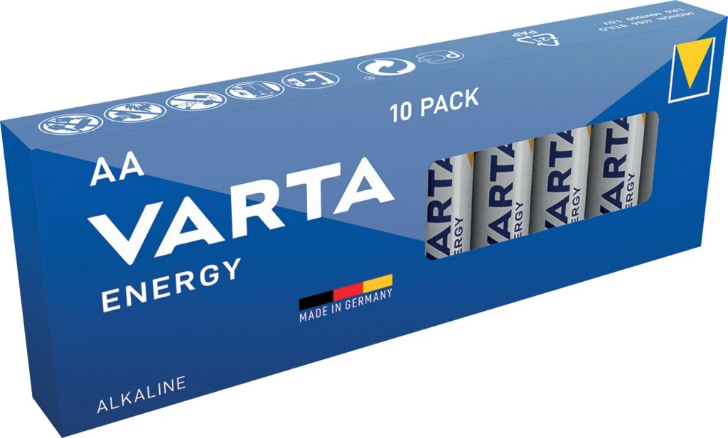 VARTA Alkaline Batterie Energy, Mignon (AA/LR6) (EAN: 4008496635023)