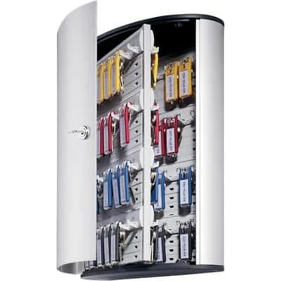 DURABLE Schlüsselkasten KEY BOX 72, für 72 Schlüssel, metallic-silber (EAN: 4005546103778)