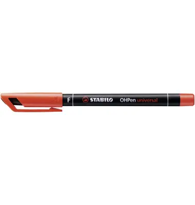 STABILO Permanent-Marker OHPen universal, permanent, rot (EAN: 4006381119054)
