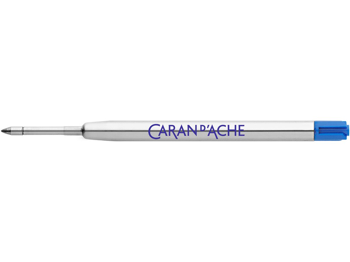 CARAN D'ACHE Tintenroller-Ersatzmine, M, blau (EAN: 7630002347006)