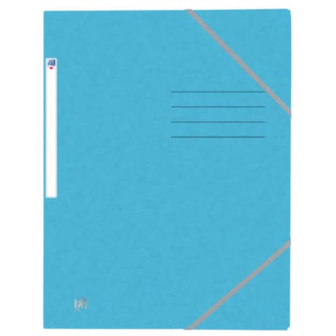 Oxford Eckspannermappe Top File+, DIN A4, hellblau (EAN: 3045050410291)