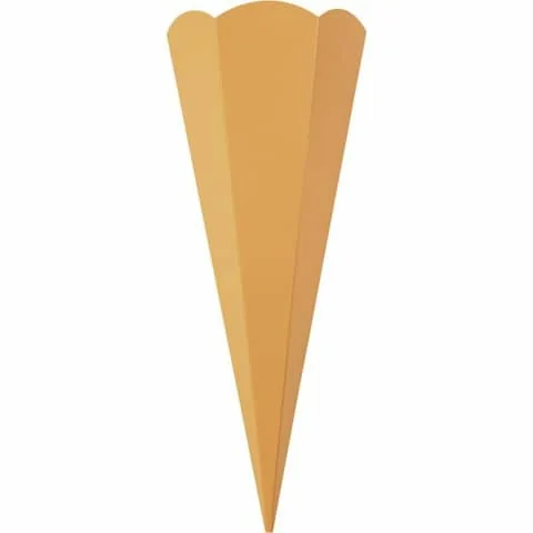 folia Schultüten-Zuschnitt, 6-eckig, 680 mm, orange (EAN: 4001868128192)