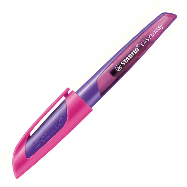 STABILO Füllhalter EASYbuddy M, Rechtshänder, lila/magenta (EAN: 4006381515269)