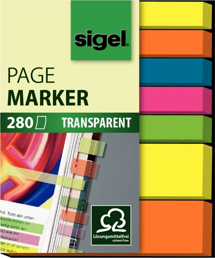 sigel Haftmarker Mix micro & mini, 280 Blatt (EAN: 4004360902420)