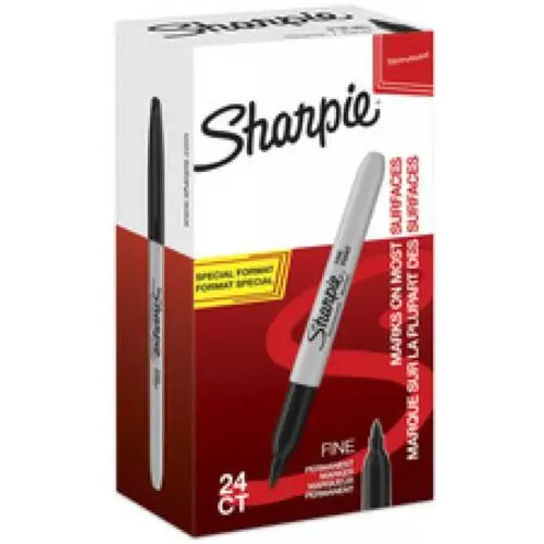 Sharpie Permanent-Marker FINE, Value Pack, schwarz (EAN: 3026980771287)