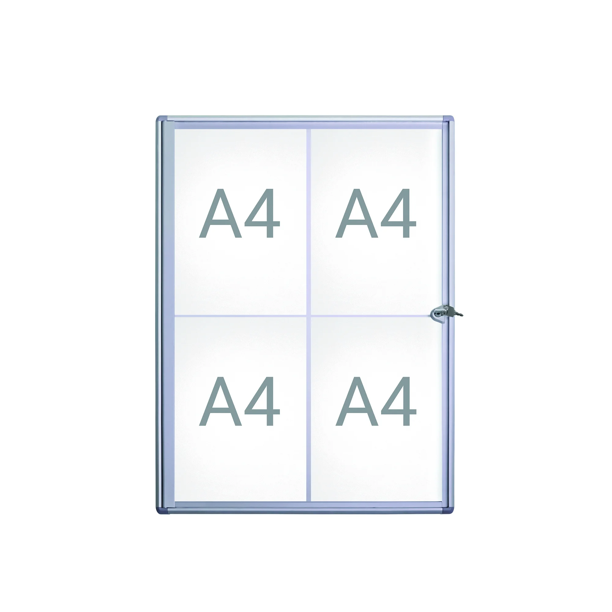MAUL Schaukasten MAULextraslim, 4 x DIN A4, Aluminium (EAN: 4002390058827)