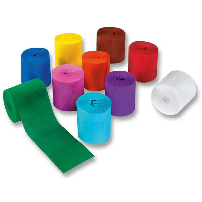 folia Kreppband, (B)50 mm x (L)10 m, farbig sortiert (EAN: 4001868821093)