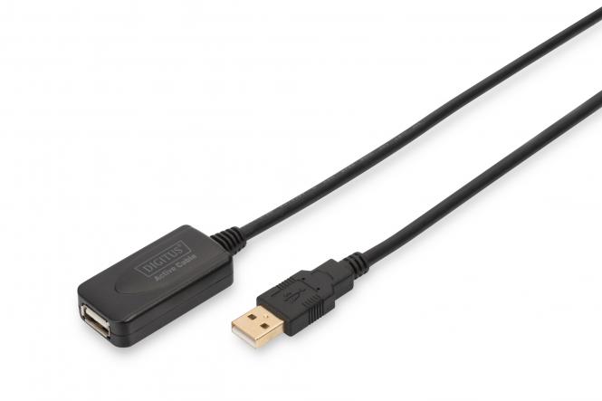 DIGITUS USB 2.0 aktives Verlängerungskabel, 5,0 m (EAN: 4016032325529)
