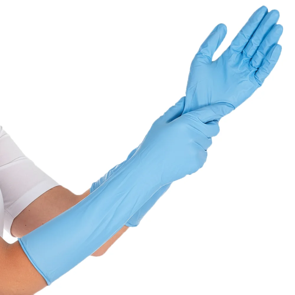HYGOSTAR Nitril-Handschuh Extra Safe Superlong, XL, blau (EAN: 4015544273038)