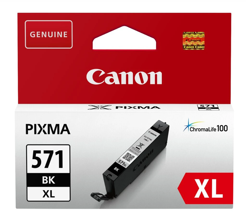 Canon Tinte für Canon PIXMA MG5700, CLI-571, schwarz HC (EAN: 4549292032840)