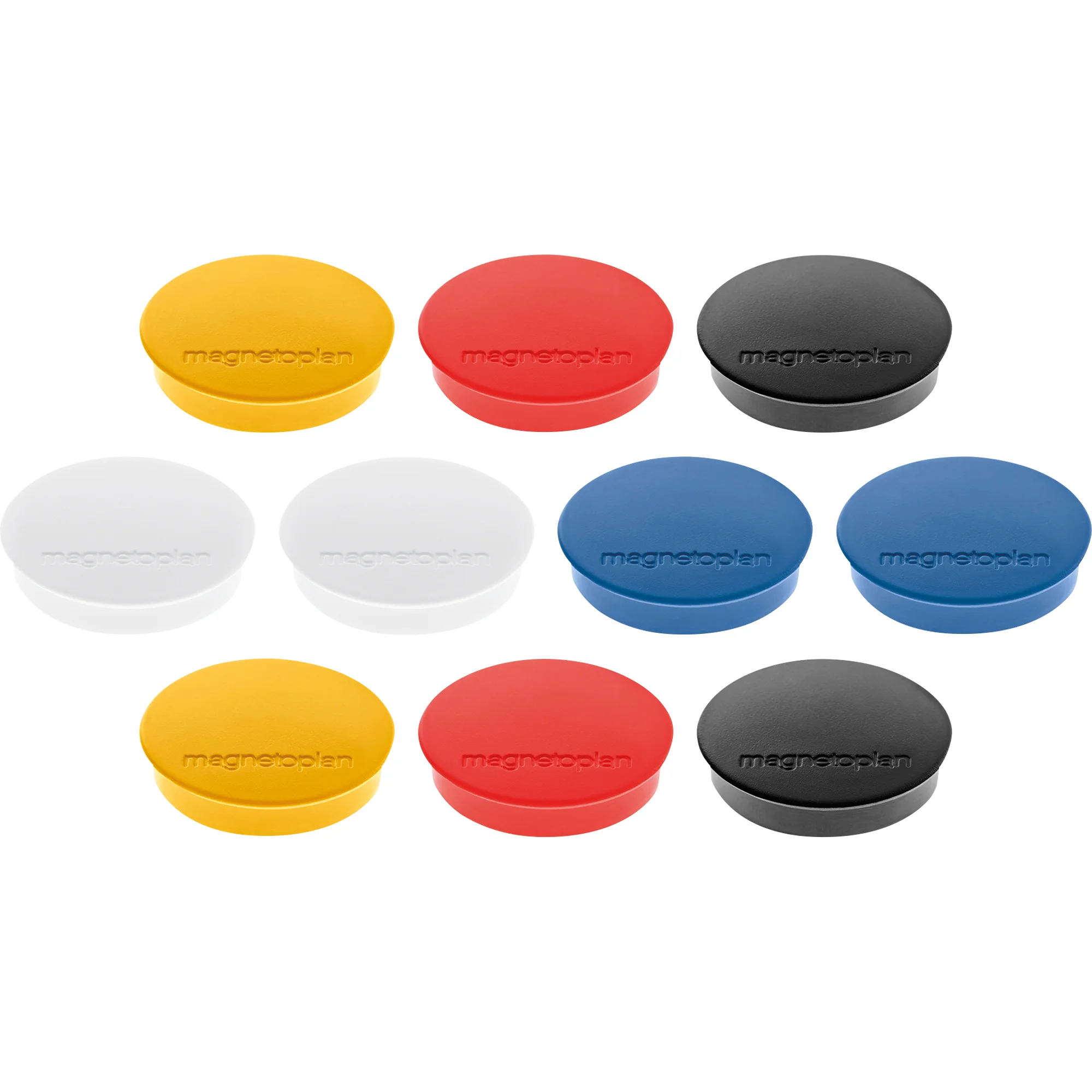 magnetoplan Discofix Rundmagnet "standard", farbig sortiert (EAN: 4013695017402)