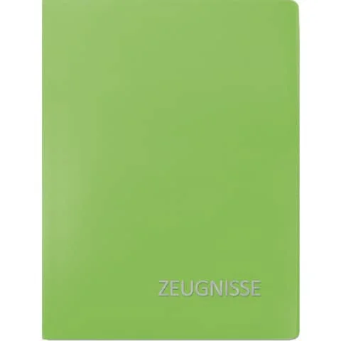 ROTH Zeugnismappe Basic, aus PP, DIN A4, grün (EAN: 4028279885711)