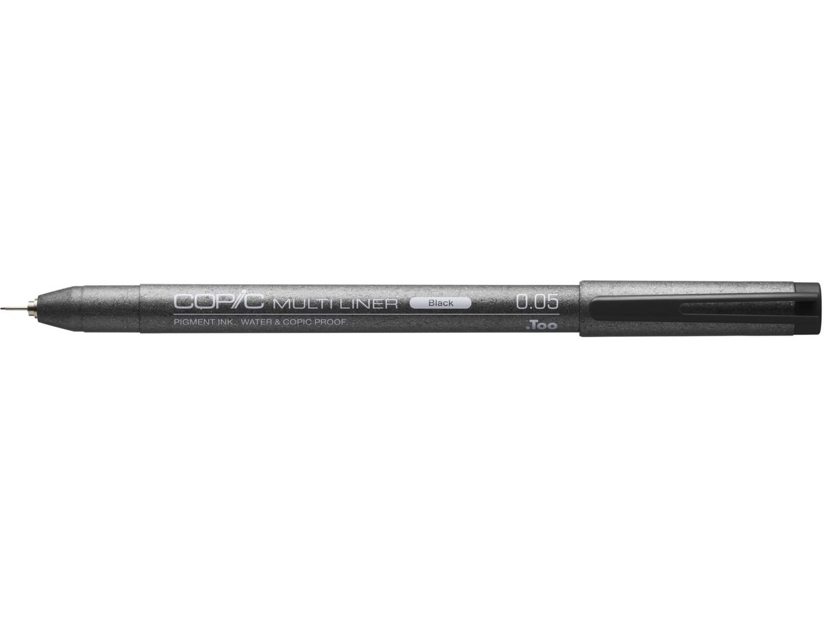 COPIC Fineliner MULTILINER, 0,05 mm, schwarz (EAN: 4511338010174)