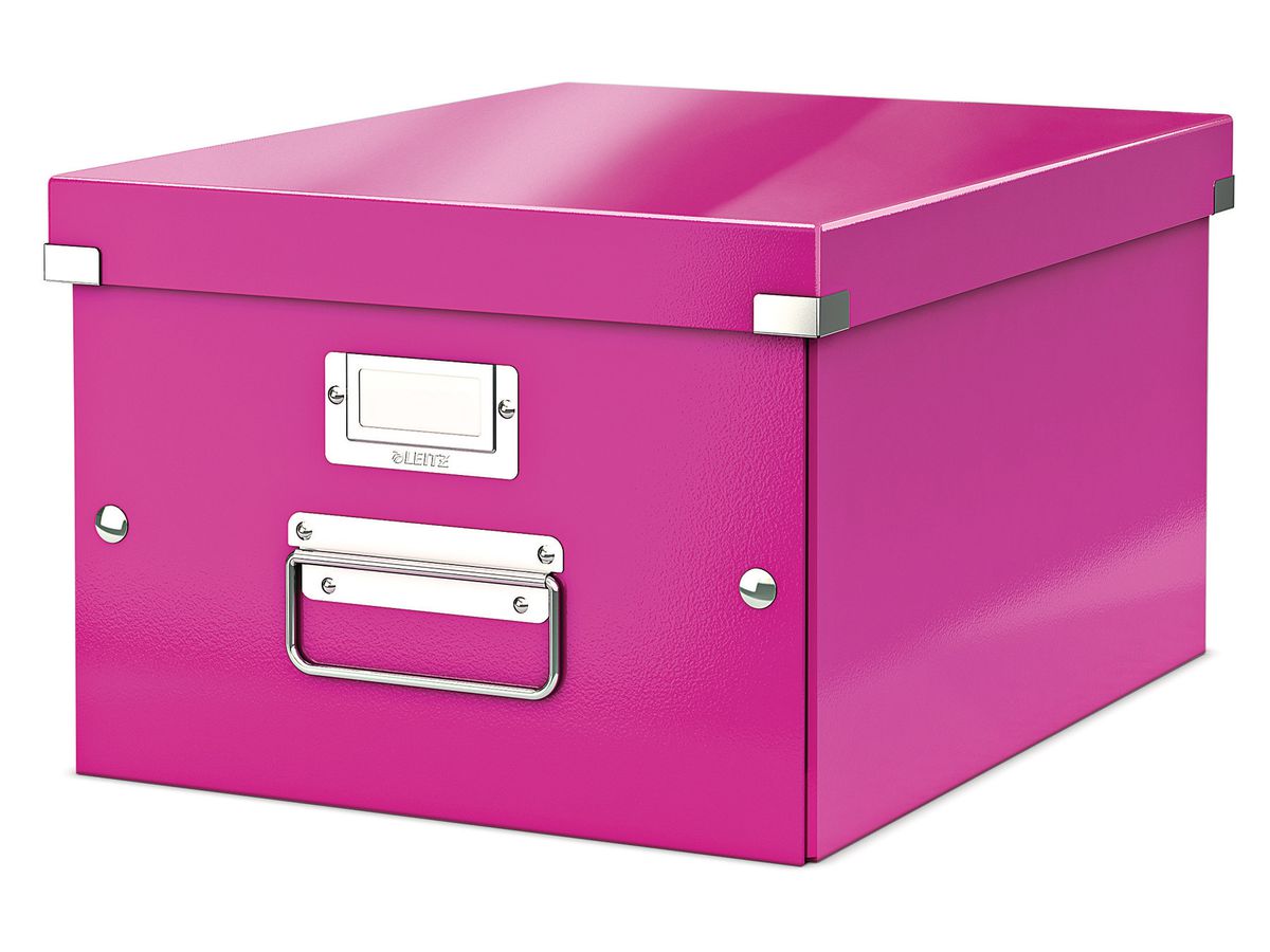 LEITZ Ablagebox Click & Store WOW, DIN A4, pink (EAN: 4002432398126)