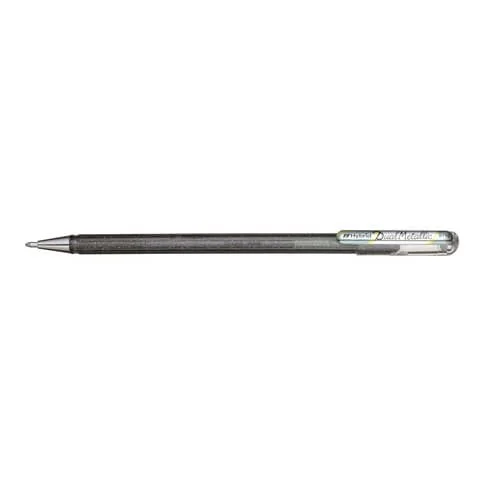 Pentel Hybrid Gel-Tintenroller "Dual Pen", silber (EAN: 0884851024619)